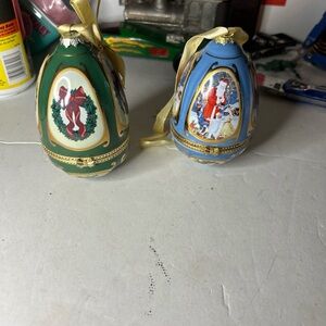 Festive Green and Blue Christmas musical Ornaments Mr Christmas 1 works